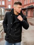 Бушлат двухбортный "SURPLUS PEA COAT" Black 3 Бушлат двухбортный "SURPLUS PEA COAT" Black 3