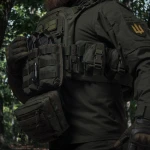 Тройной подсумок под магазины АК/АR. Cordura 1000. Molle. Олива 4