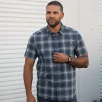 Рубашка тактическая "5.11 Tactical® Wyatt Plaid Short Sleeve Shirt" Greenzone Plaid 7 Рубашка тактическая "5.11 Tactical® Wyatt Plaid Short Sleeve Shirt" Greenzone Plaid 7