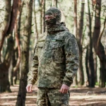 Куртка тактическая с капюшоном. Ткань Саржа, пиксель (мм-14) 3 Куртка тактическая с капюшоном. Ткань Саржа, пиксель (мм-14) 3