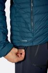 Чоловічий пуховик Rab Microlight Windstopper Hoody, Black 14