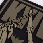 Патч (шеврон) «Київ-Вільний» від Brand Element. М’який ПВХ пластик. Олива 2