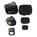 Набір універсальних підсумків Sturm Mil-Tec "Mesh Pouch Set 3-pcs" Black 2 Набір універсальних підсумків Sturm Mil-Tec "Mesh Pouch Set 3-pcs" Black 2
