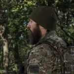 Флисовая шапка подшлемник FrostWrap Rip-Stop. Олива 4 Флисовая шапка подшлемник FrostWrap Rip-Stop. Олива 4