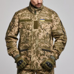 Військова куртка ЗСУ з капюшоном. Армований Rip-Stop. Піксель (мм-14). Розмір XL 2