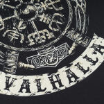 Футболка с рисунком "Valhalla Logo" Combat Black 7