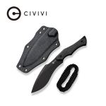 Ніж фіксований тактичний Civivi Vaquita II Чорний Nitro-V Micarta 5 Ніж фіксований тактичний Civivi Vaquita II Чорний Nitro-V Micarta 5
