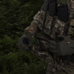 Сумка-напашник PRO 2-го класу захисту. Розмір L (16х28 см). Матеріал Cordura 500D. Мультикам 11