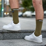 Шкарпетки водонепроникні Dexshell Ultra Thin Crew Olive Green 5