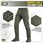 Штаны M-Tac Patriot Gen II Flex. Army Olive 4