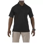 Футболка поло тактична з коротким рукавом "5.11 Tactical Performance Polo - Short Sleeve, Synthetic Knit" Black