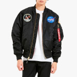 Куртка Alpha Industries Apollo MA-1 Bomber Jacket. Чорний