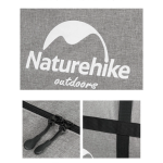 Портативна сумка-баул Naturehike NH17S021-M 45 л Темно-сіра 3 Портативна сумка-баул Naturehike NH17S021-M 45 л Темно-сіра 3
