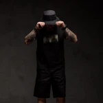 Футболка мужская Basic Military. Gasmask Grins. Cottone/Elastane, чёрный 4 Футболка мужская Basic Military. Gasmask Grins. Cottone/Elastane, чёрный 4