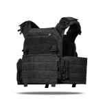 Бронежилет збільшений 5 класу (PRO) XL. Вага 8.2 кг. Керамічні плити 3.38 кг. Чорний 3
