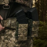 Двойной подсумок под магазины АК/АR (тканевый). Пиксель (мм-14) 3 Двойной подсумок под магазины АК/АR (тканевый). Пиксель (мм-14) 3