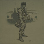 Футболка з малюнком "Paratrooper" Olive Drab 3 Футболка з малюнком "Paratrooper" Olive Drab 3