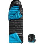 Спальний мішок Naturehike CW400 NH18C400-D пуховий L чорно-блакитний 2