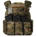 Плитоноска жіноча Warmor gen.3 FL (for Ladies). З підсумками під магазини АК і швидким бічним і верхнім скиданням (без плит). Мультикам. 2