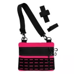 Тактическая мужская сумка через плечо HardKit RoKit Black Pink M с MOLLE и велкро 2 Тактическая мужская сумка через плечо HardKit RoKit Black Pink M с MOLLE и велкро 2