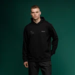 Худи M1 Mono коллекция Avdiivka. Топографическая карта. Cotton and polyester. Чёрный 2
