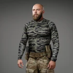 Рашгард тактический Raptor Rashguard Tiger Stripes. Slim fit, полиэстер 2 Рашгард тактический Raptor Rashguard Tiger Stripes. Slim fit, полиэстер 2