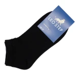 Літні повсякденні шкарпетки Leo Short Leostep Cotton. Низькі. Чорні 4 Літні повсякденні шкарпетки Leo Short Leostep Cotton. Низькі. Чорні 4