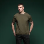 Комплект футболок Basic Military T-shirt. Cotton/Elastane, черный - олива 6 Комплект футболок Basic Military T-shirt. Cotton/Elastane, черный - олива 6