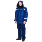 Куртка утеплена «Північ» з коміром і капюшоном