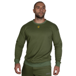 Світшот Basic Cotton Олива (золотий тризуб) 2 Світшот Basic Cotton Олива (золотий тризуб) 2