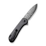 Ніж складаний Civivi Elementum II Damascus / Carbon Fiber & G10, чорний 2