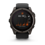 Смарт-годинник Garmin Fenix 8 Sapphire Solar, Carbon Gray DLC Titanium 51 мм. Чорний 9