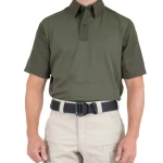 Футболка-поло First Tactical M'ens V2 BDU Performance Short Sleeve Shirt. Зелений