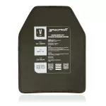 Керамическая бронеплита SPECPROM S-Line 5-го класса. Вес 3.38 кг. Размер 27.5 на 35 см. Оливковое масло. 3