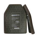 Керамічна бронеплита 5 класу Bronyx. Вага 3.38 кг. Розмір XL (27.5х35.5 см) 3