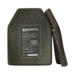 Керамическая бронеплита 5 класса Bronyx. Вес 3.38 кг. Размер XL (27.5х35.5 см) 3