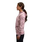 Кофта жіноча з рукавом реглан Black Diamond W Ls Alpenglow Hoody, Relief/Meadow Rose/Fig 3 Кофта жіноча з рукавом реглан Black Diamond W Ls Alpenglow Hoody, Relief/Meadow Rose/Fig 3
