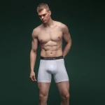 Трусы мужские "Soldier's Boxer" (2 шт.). Материал Charged Cotton. Белый 2