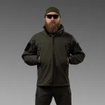 Комплект одежды Softshell Hawk Jacket & Pants. Защита от ветра и влаги. Олива 11 Комплект одежды Softshell Hawk Jacket & Pants. Защита от ветра и влаги. Олива 11