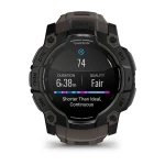 Смарт-годинник Garmin Instinct 3 Amoled, GPS, 50 mm. Чорний з коричневим силіконовим ремінцем 12 Смарт-годинник Garmin Instinct 3 Amoled, GPS, 50 mm. Чорний з коричневим силіконовим ремінцем 12