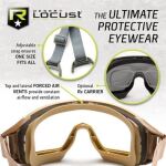 Маска баллистическая Revision Desert Locust (OLIVE, CLEAR) 4 Маска баллистическая Revision Desert Locust (OLIVE, CLEAR) 4