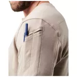 Футболка з довгим рукавом "5.11 Zone Long Sleeve Shirt" Khaki 3 Футболка з довгим рукавом "5.11 Zone Long Sleeve Shirt" Khaki 3