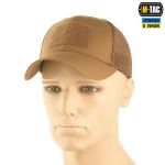 Бейсболка M-Tac тактична з сіткою Elite Flex Койот