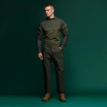 Тактическая рубашка Core Combat Shirt, длинный рукав, комбинированные материалы. Олива 6 Тактическая рубашка Core Combat Shirt, длинный рукав, комбинированные материалы. Олива 6