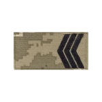 Погон ЗСУ сержант (чорна нитка, на липучці). Піксель (мм-14)