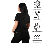 Футболка Pani Totem Logo V-neck Чёрная 3 Футболка Pani Totem Logo V-neck Чёрная 3
