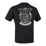 Футболка з малюнком "Valhalla Logo" Combat Black