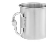 Кружка нержавіюча Sturm Mil-Tec® "Stainless Steel Karabiner Cup" (250 ml) Steel 5 Кружка нержавіюча Sturm Mil-Tec® "Stainless Steel Karabiner Cup" (250 ml) Steel 5