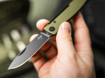 Ніж Boker Atlas OD Green, клинок 75 мм, сталь Sandvik 12C27 8 Ніж Boker Atlas OD Green, клинок 75 мм, сталь Sandvik 12C27 8