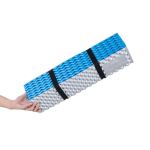 Килимок туристичний складаний Naturehike NH19QD008 IXPE з алюмінієвою плівкою 185x56x1.8 см жовтий 2